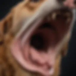 Anatomical illustration of a dog's anal glands