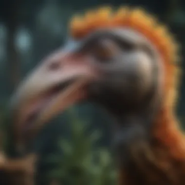 The Iconic Dodo Bird An artistic representation of the dodo bird, symbolizing extinction