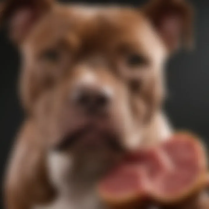 Nutritional analysis of raw meat for Pitbulls