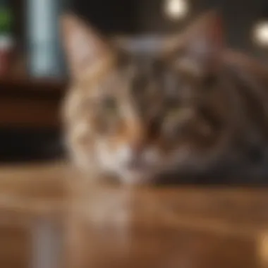 Effective Natural Remedies for Cats Natural remedies for flea and tick control on a wooden surface