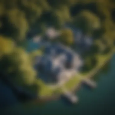 Aerial View of Fort Loudoun Lake Stunning aerial view of Fort Loudoun Lake highlighting waterfront homes