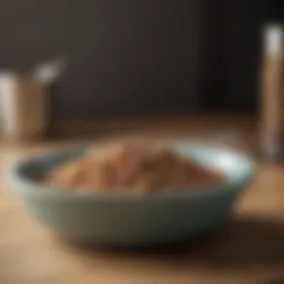 Healthy dog food in a bowl