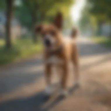 Health Issues Behind Dog Scooting Illustration of common health issues causing dog scooting