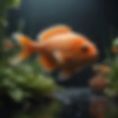A Thriving Environment for Tang Fish An aquarium displaying healthy tang fish along with lush aquatic plants.