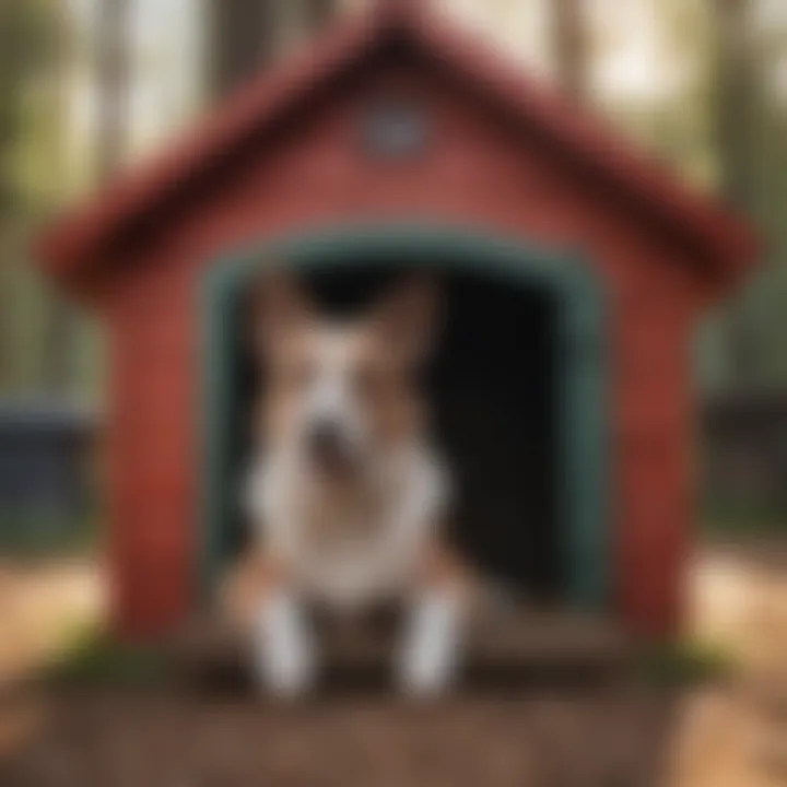 Safety features in heated dog houses