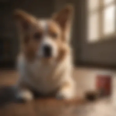 The Importance of Reading Dog Food Labels Owner reading dog food labels for allergens and nutritional content