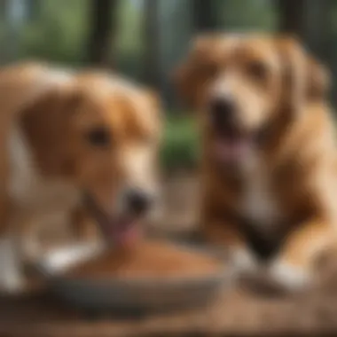 Joyful Moments with Hound and Gatos A happy dog enjoying Hound and Gatos dog food
