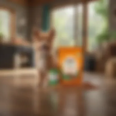 Diverse Range of Iams Pet Nutrition Products Iams pet nutrition products displayed in a vibrant setting
