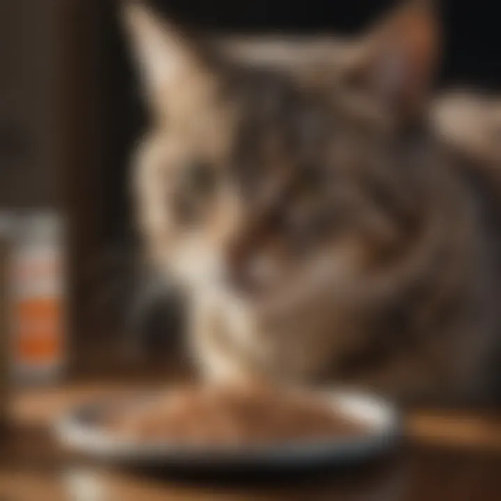 A selection of vet approved dry cat food brands