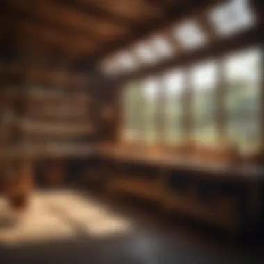 Optimal Space Utilization in Coop Interior Interior layout of the Jumbo Fontana Chicken Coop highlighting optimal space utilization