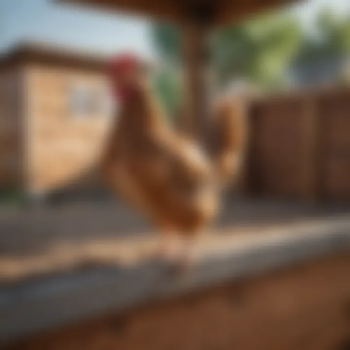 Close-up of high-quality materials used in the construction of the Jumbo Fontana Chicken Coop