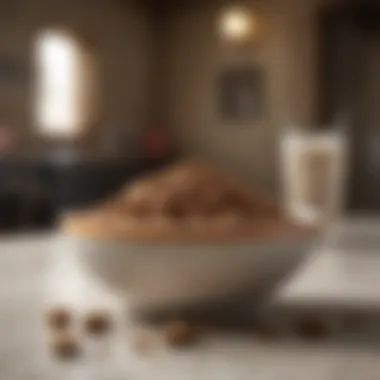 Dog Food for Dental Health A bowl of dog food with dental health benefits highlighted