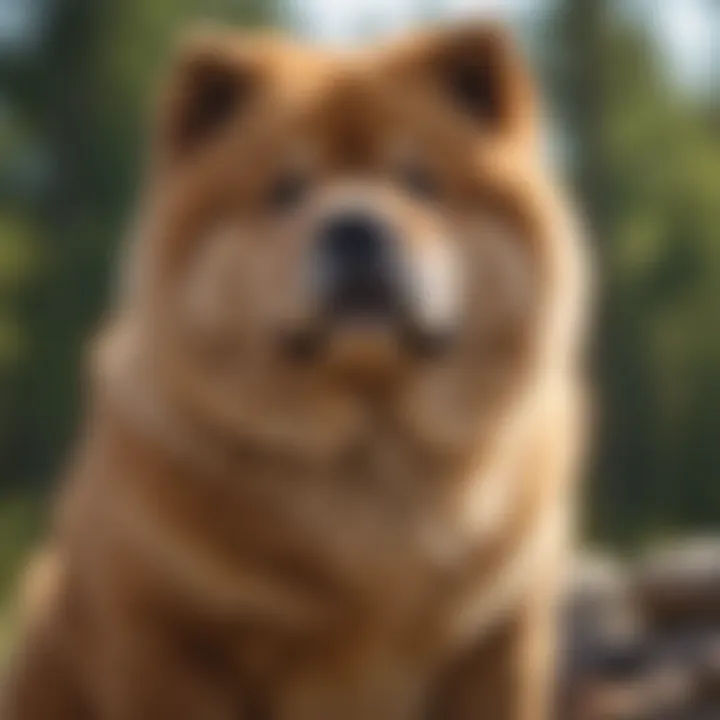 Map highlighting regional price variations for Chow Chows