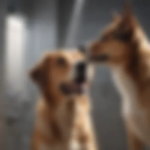 A high-pressure shower attachment designed for effective dog washing
