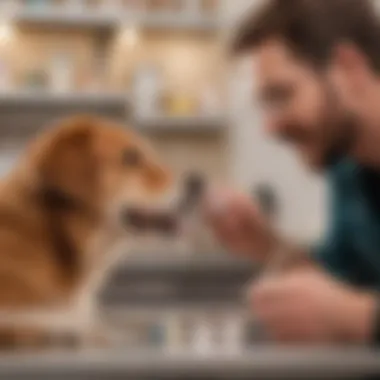 Veterinary Insights on Glucosamine for Dogs A veterinarian discussing glucosamine benefits with a pet owner