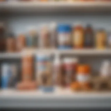A Range of OTC Treatments for Canine Tapeworms Various over-the-counter tapeworm treatment products for dogs on a shelf