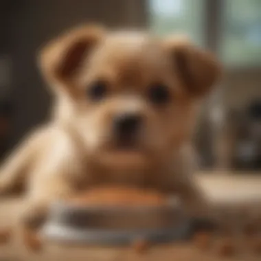 Selection of Puppy Food Ingredients Selection of puppy food ingredients