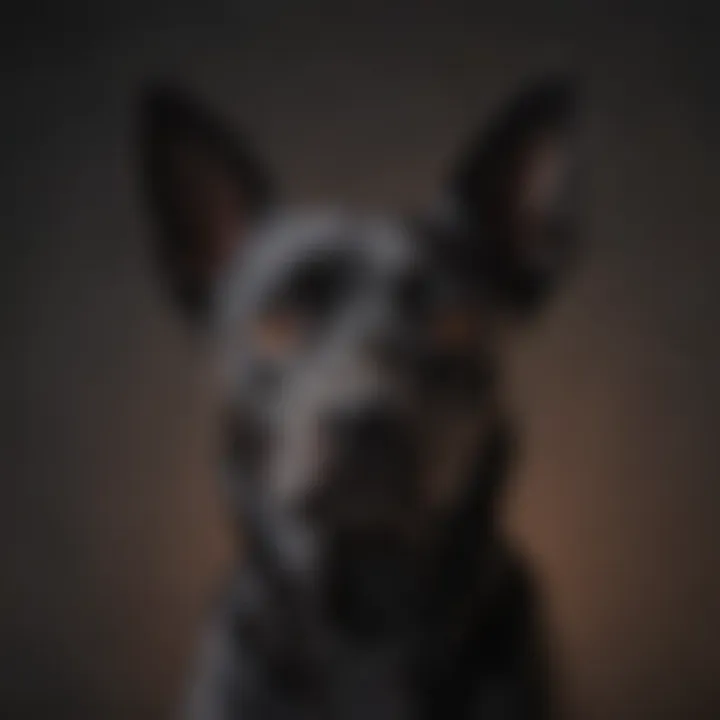 A collage of unique names for black dogs displayed creatively on a vibrant background.