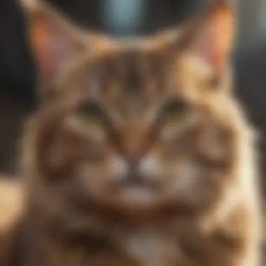 Cat's Health Improvement After Flea Treatment Healthy cat post flea treatment