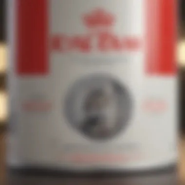 Understanding the Product Label A close-up of Royal Canin Calm Cat Food packaging
