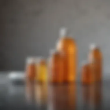 Array of dog-safe antibiotic bottles