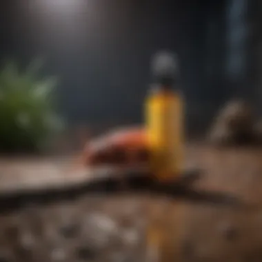 An infographic explaining the safety ingredients in roach sprays