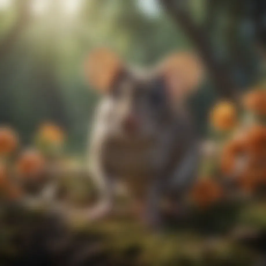 A variety of natural scents known to repel mice