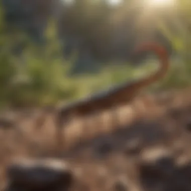A scorpion in its natural habitat, highlighting its ecological role
