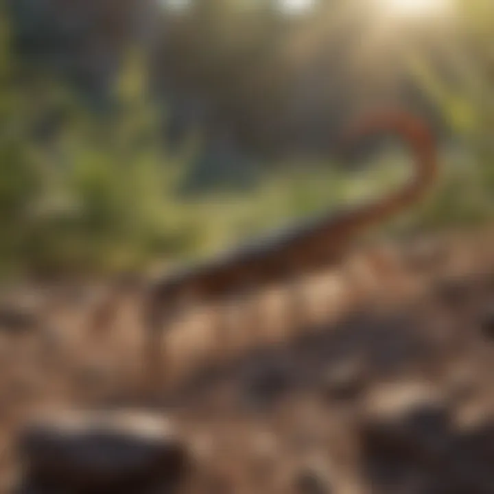 A scorpion in its natural habitat, highlighting its ecological role