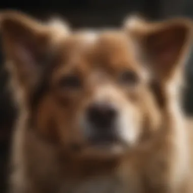 Content Canine After Grooming A satisfied dog after a nail trimming session