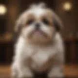 A Shih Tzu showcasing its fluffy coat and charming expression