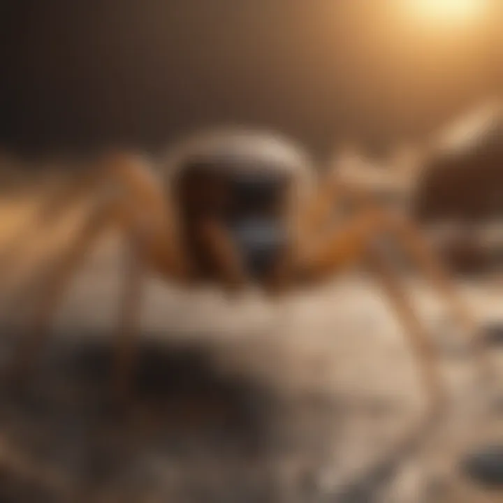 Illustration of spider species affected by insect foggers