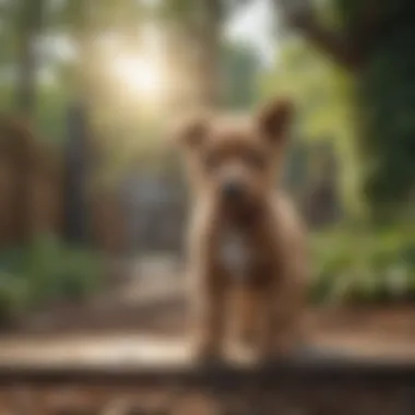 Creating a Puppy-Friendly Environment Well-organized yard with barriers