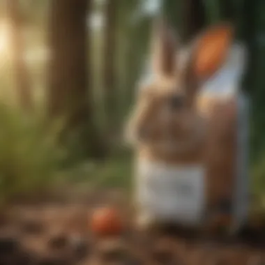 Sustainable Packaging of Oxbow Rabbit Food Eco-friendly packaging of Oxbow rabbit food highlighting sustainability efforts
