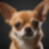 A close-up of a Chihuahua showcasing its distinct features