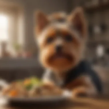 Nutritious Meal for Small Yorkies Delicious dog food specially formulated for small Yorkies