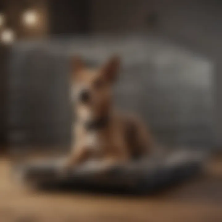 An image illustrating the safety features of a wire dog crate.