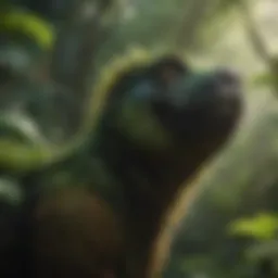 Lush greenery of the Amazon rainforest showcasing diverse flora.