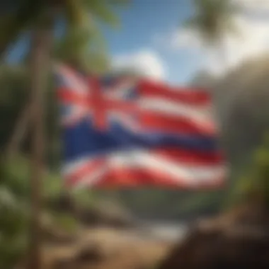 Symbolism in the Design of the Hawaiian Flag Symbolic elements of the Hawaiian flag design