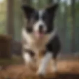 A Border Collie showcasing its agility and intelligence