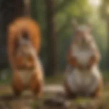 Squirrel Life Span Infographic An infographic depicting the average life spans of various squirrel species, highlighting differences in their longevity.