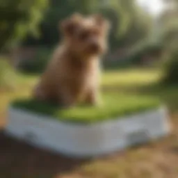 Innovative design of the Potty Patch for dogs showcasing its grass-like surface