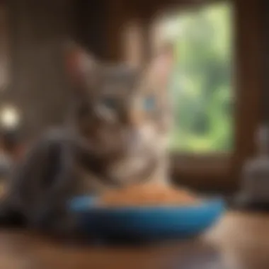 Healthy Alternatives for Allergic Cats Healthy alternative cat food options displayed in a bowl.