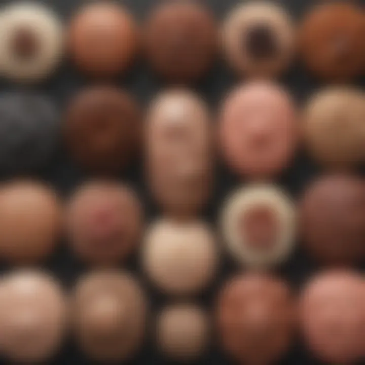 Various types of skin tumors in dogs illustrated for clarity