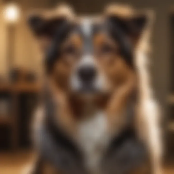 A well-groomed dog sitting proudly, emphasizing the importance of grooming.