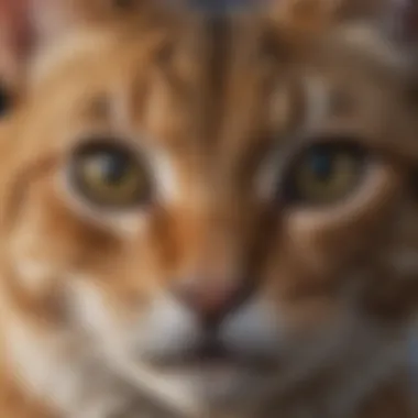 Understanding Feline Body Language Close-up of a cat's body language