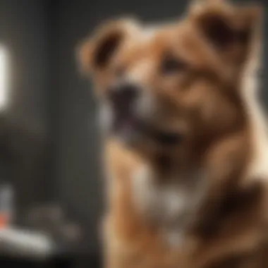 Comparison of pH levels in dog skin and shampoo