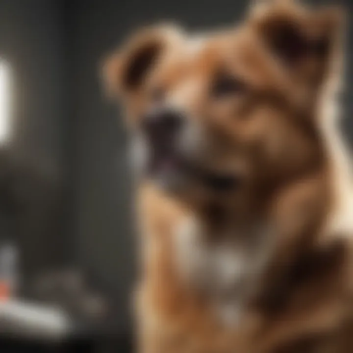 Comparison of pH levels in dog skin and shampoo