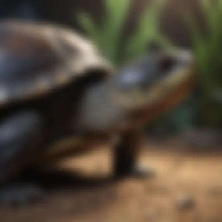 Different types of heat sources for turtle tanks displayed