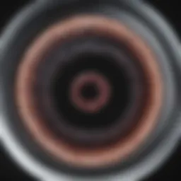 Close-up of hookworms in a petri dish